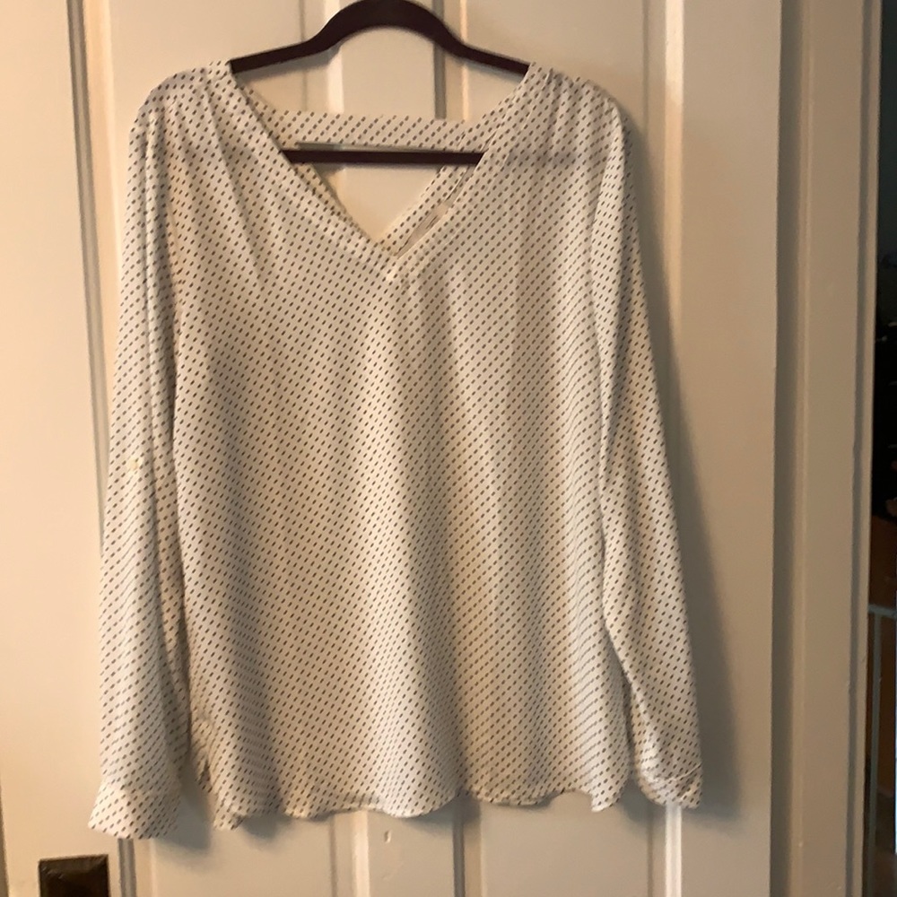 Loft Outlet Polka Dot blouse